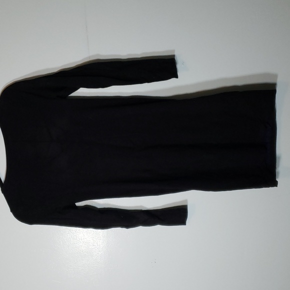 Elie Tahari Design Nation Womens Dress Size XS Black Purple Fitted Sweater Knit - Picture 4 of 4